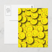 Lach van glimlachen briefkaart (Voorkant / Achterkant)