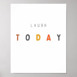 lach vandaag. Poster en Prints