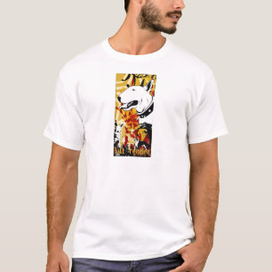 Lach voor me! Bull Terrier Illustrated Dog Art T-shirt