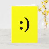 LACH! Wenskaart Kaart (Gele Bloem)