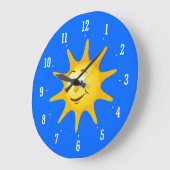 Lach zon Decoratieklok Grote Klok (Hoek)
