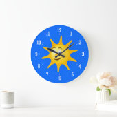 Lach zon Decoratieklok Grote Klok (Huis)
