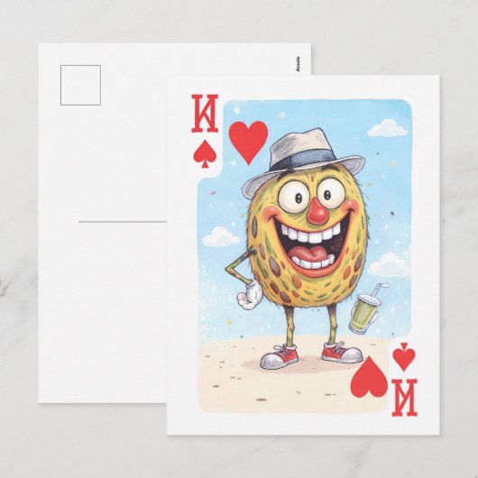 lachdek feestdagenkaart (Voorkant / Achterkant)