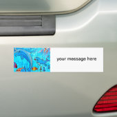 lachdolfijnen bumpersticker (Op auto)