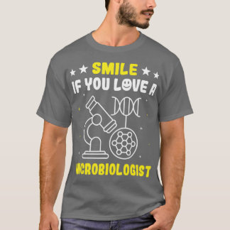 Lachen als je van een microbiologiemicelstructuur  t-shirt