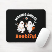 Lachen Bootiful Funny Ghost Dentist Halloween Dent Muismat (Met muis)