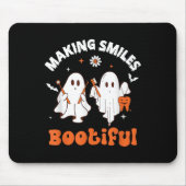 Lachen Bootiful Funny Ghost Dentist Halloween Dent Muismat (Voorkant)