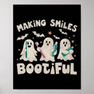 Lachen Bootiful Halloween Funny Ghost Dent Poster
