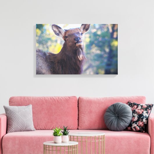 Lachen Canvas Afdruk (Insitu (Woonkamer))