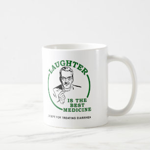 Lachen de diarree medicijn Grappige mok