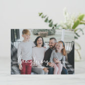 Lachen de hele weg kerstvakantie Kaart (Staand voorkant)