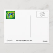 Lachen en katten glimlachen met jou! - Schitterend Briefkaart (Achterkant)