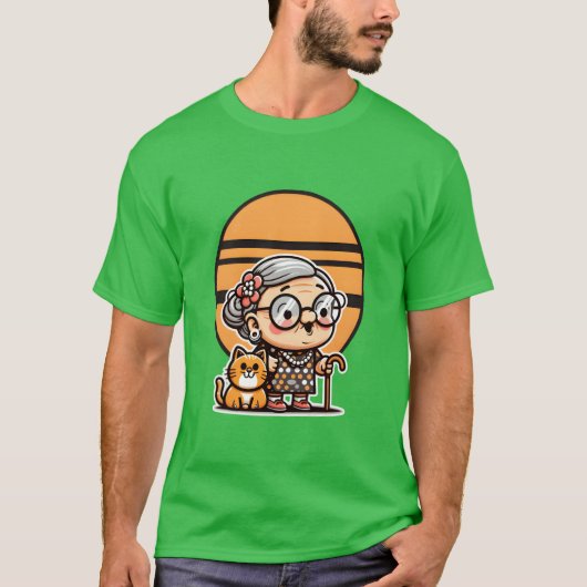 Lachen en katten meisje t-shirt (Voorkant)