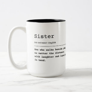 Lachen en loyaliteit tweekleurige koffiemok