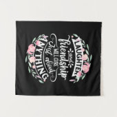 Lachen En Vriendschap Wandkleed (Voorkant (horizontaal))