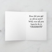 "LACHEN EZEL GROET" VOOR "21e VERJAARDAG" Auto Kaart (Binnen)