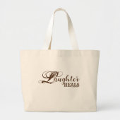 Lachen geneest Canvas tas (Voorkant)