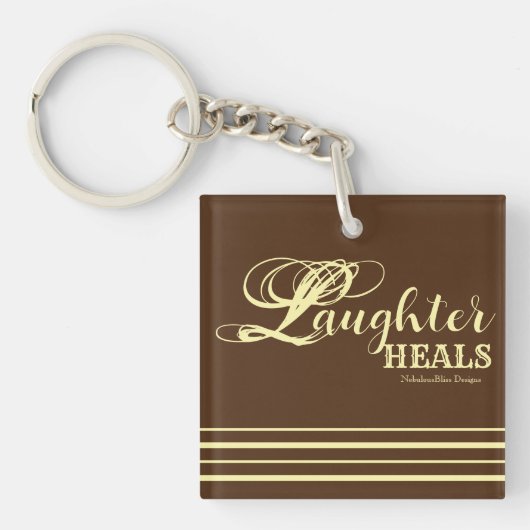 Lachen Geneest Sleutelhanger (Voorkant)