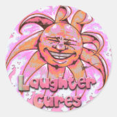 Lachen geneest Stickers (Voorkant)