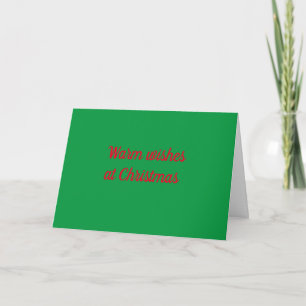 **LACHEN, GLIMLACHEN EN HARTELIJKE WENSEN MET KERS FEESTDAGEN KAART