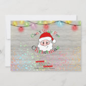 Lachen helemaal weg familie foto kerst Kaarten (Achterkant)