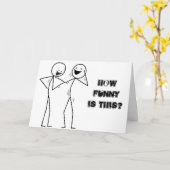 "LACHEN", HOE GRAPPIG IS HET? U BENT **50** KAART (Gele Bloem)