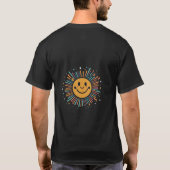 Lachen in de bank t-shirt (Achterkant)