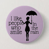 Lachen in de Regen Button (Voorkant)