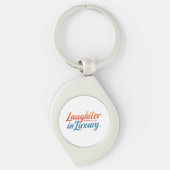 Lachen in luxe sleutelhanger (Voorkant)