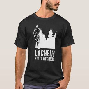 Lachen in plaats van pant E bike en e mountainbike T-shirt
