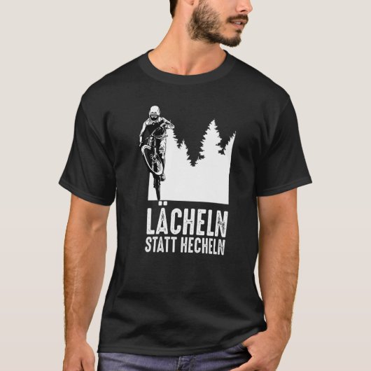 Lachen in plaats van pant E bike en e mountainbike T-shirt (Voorkant)