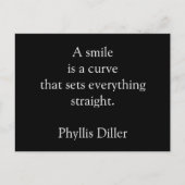 Lachen - inspirerend briefkaart (Voorkant)