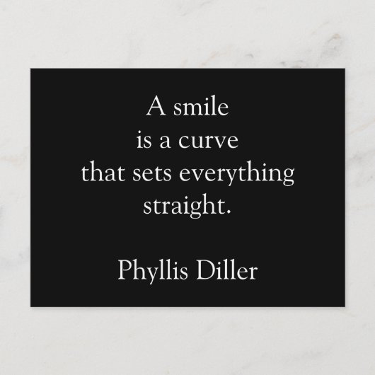 Lachen - inspirerend briefkaart (Voorkant)