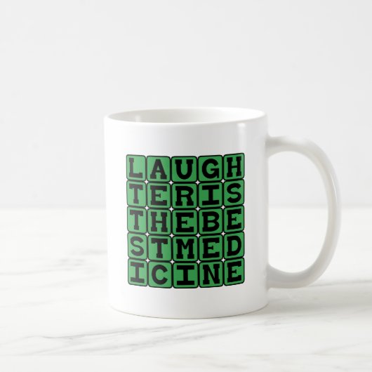 Lachen Is De Beste Medicijn Koffiemok (Rechts)