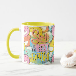 Lachen is de beste outfit! Motivatie Mok