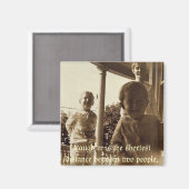 Lachen is de kortste afstand tussen 2 personen magneet (Voorkant / Achterkant)