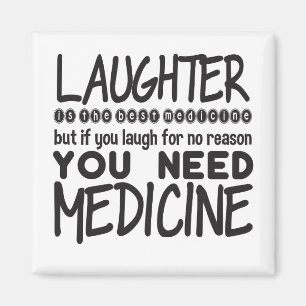 Lachen is het beste geneesmiddel, maar als je lach magneet