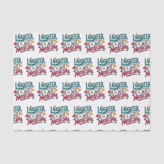 Lachen is het beste medicijn papier (Voorkant)