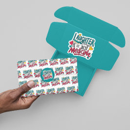 Lachen is het beste medicijn papier