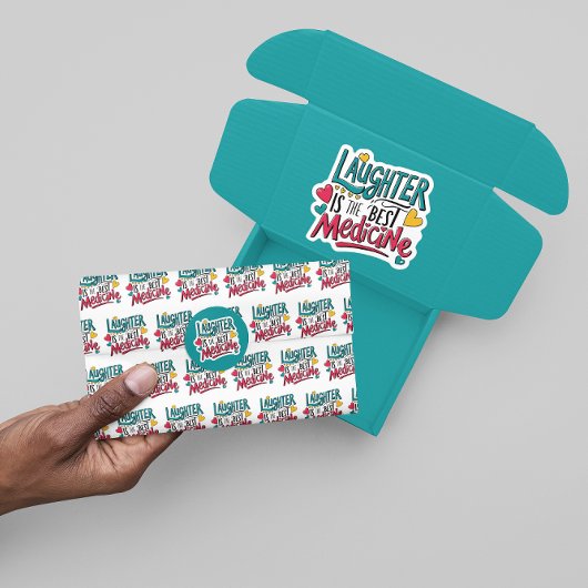 Lachen is het beste medicijn papier