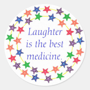 Lachen is het beste medicijn, sterretjes stickers