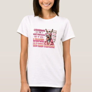Lachen is het beste medicijn t-shirt