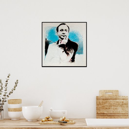 Lachen is prachtig (Jack Benny) Poster (Keuken)