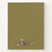 Lachen Kookaburra Australisch Eucalyptus Monogram Notitieboek (Achterkant)