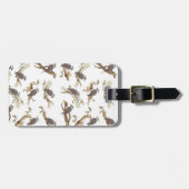 Lachen Kookaburra Australische vogel Eucalyptus Bagagelabel (Voorkant horizontaal)