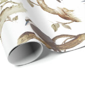 Lachen Kookaburra Australische vogel Eucalyptus Cadeaupapier (Rol Hoek)