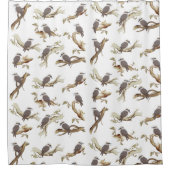 Lachen Kookaburra Australische vogel Eucalyptus Douchegordijn (Voorkant)