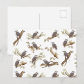 Lachen Kookaburra Australische vogel Eucalyptus Feestdagenkaart (Voorkant / Achterkant)