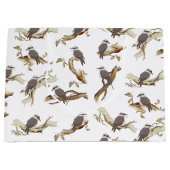 Lachen Kookaburra Australische vogel Eucalyptus Groot Cadeauzakje (Voorkant)