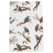 Lachen Kookaburra Australische vogel Eucalyptus Medium Cadeauzakje (Voorkant)